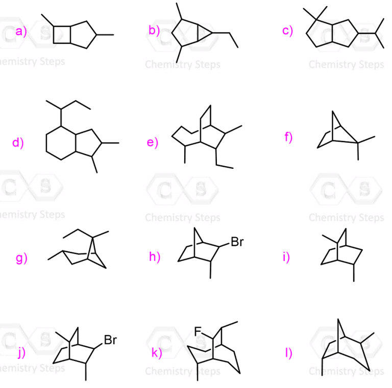 Naming Bicyclic Compounds Practice Problems Chemistry Steps Naming Bicyclic Compounds Practice Problems Chemistry Steps
